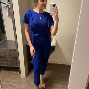 DKNY Royal Blue Jumpsuit